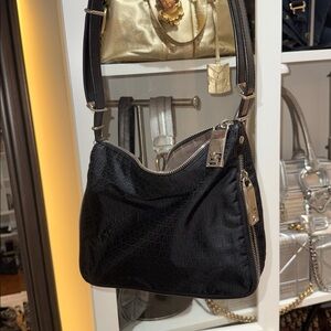 Fendi Black Zipper Shoulder Bag